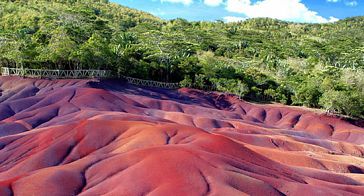 Chamarel park - 7 colored earth & Chamarel falls